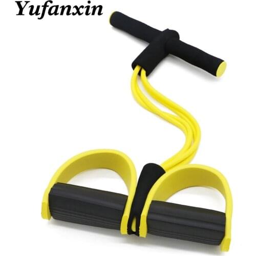 Fitness Gum Resistance Bands Latex Pedal Exerciser Sit-up Pull Rope Expander Elastic Bands Yoga equipment Pilates Workout