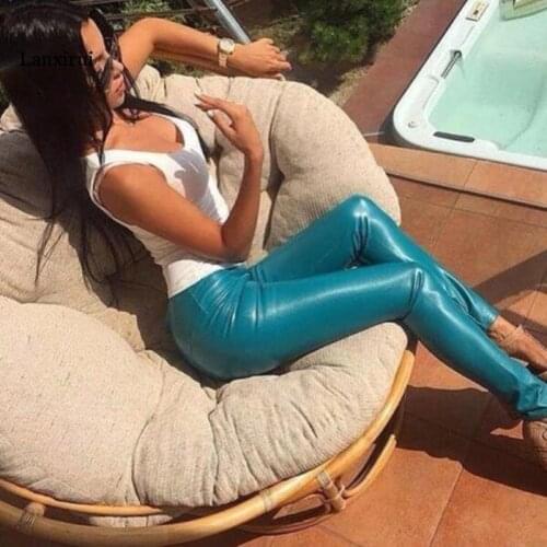 Lanxirui Women's Leather Pants