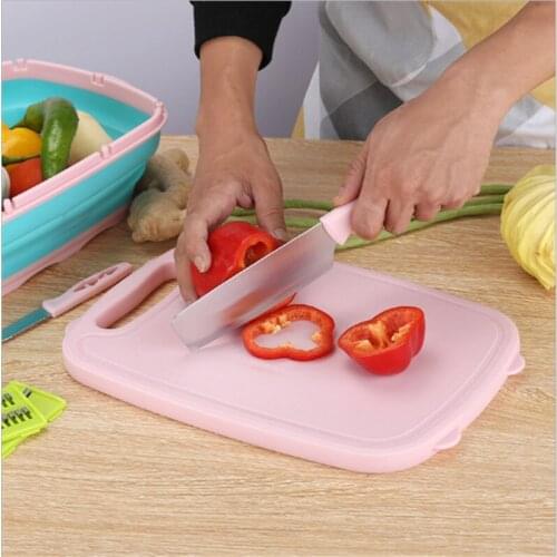 Multi-Function Sink 9 In 1 Drain Basket Cutting Board Filter Chopping Blocks Meat Vegetable Fruit Basket Chopping Board Sink