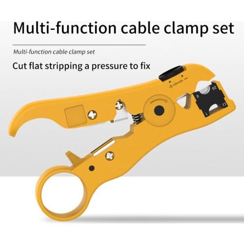 Multi-functional Electric Stripping Knife Pliers Tools Coaxial Cable Wire Pliers Cutter Striper For UTP/STP RG59 RG6 RG7 RG11