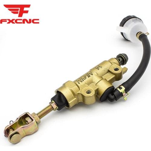 Motorcycle Rear Brake Master Cylinder Pump 50cc 70cc 110cc 125cc 150cc 250cc ATV Scooter Pit Dirt Bike