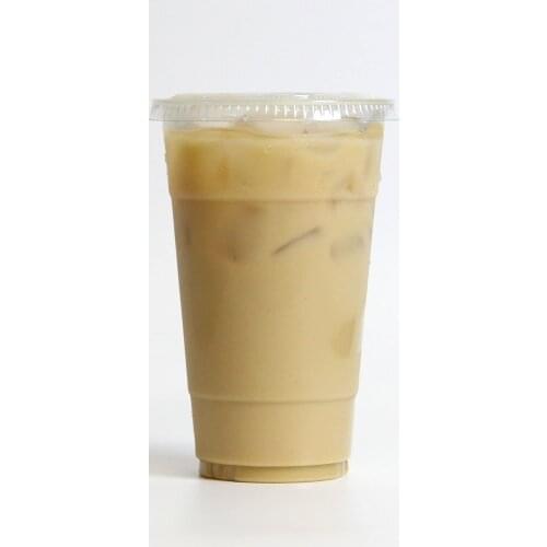 100 Pack 700ml 24oz Clear Plastic Cups With Lids for Iced Cold Drinks Coffee Tea Smoothie, Extra Large Size