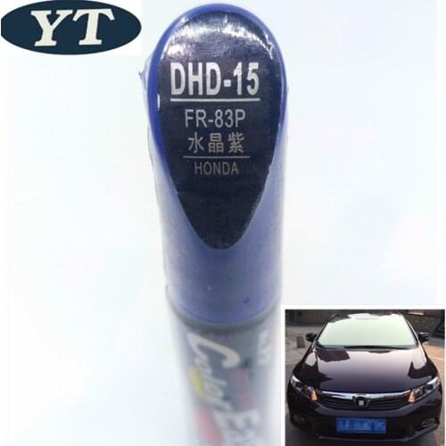 Car scratch repair pen, auto brush paint pen PURPLE color for Honda ACCORD, Fit City Odeysey HRV CR-V Spirior Civic