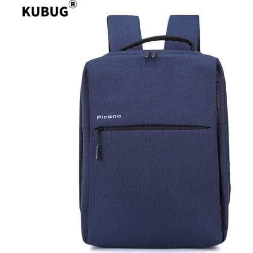 KUBUG School Bag for Men Women Teenage Boy College Backpack 14 inch Laptop Travel Bags Minimalism Multi-Layers