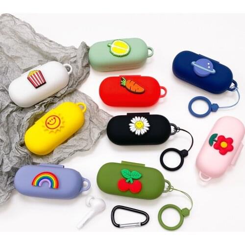 DIY Cute Fruit Earphone Case Silicone Protective Cover Shell for Huawei Freebuds 3i Wireless Bluetooth Earphones Accessories