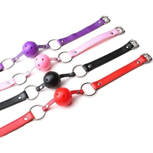 Exotic Accessories Sex Open Mouth Gag Harness Oral Fixation Nylon Band Ball Gag Mouth Plug Adult Restraint Slave Bondage Sex Toy