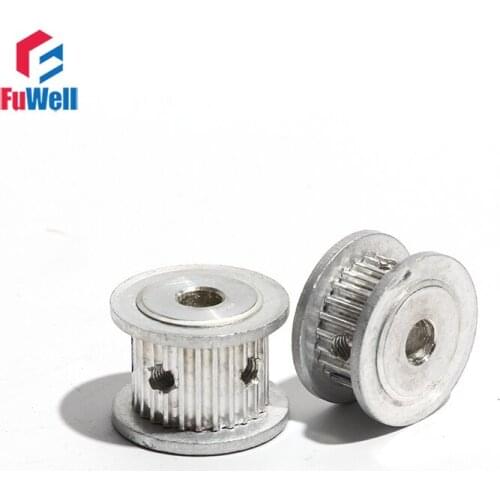 2GT-26T Timing Pulley GT2 26Teeth Transmission Belt Pulley 7mm/11mm Belt Width 5/6mm Bore Toothed Gear Pulley