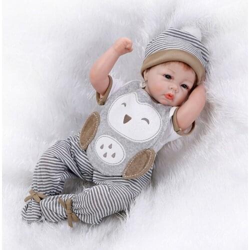 53cm/20inch European and American Popular Hot Selling Simulation Baby Doll Boy Cute and Realistic Play House Toy Doll Boy