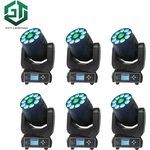 6pcs/lot 90w Moving Head Spot + 9x18w RGBWA+UV Led Moving Head Wash Led Spot Moving Head Light 6 in1 color mixing LCD display