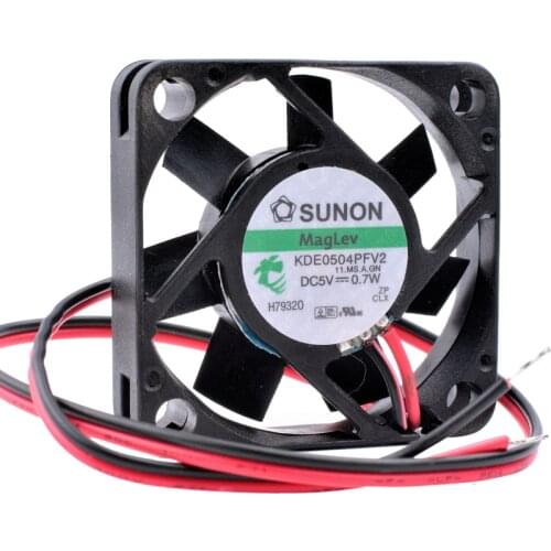 Brand new original KDE0405PFV2 4cm 4010 DC 5V 0.7W Two-line magnetic suspension bearing router TV box cooling fan