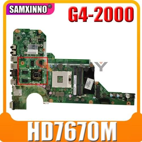 Akemy For HP 680570-501 680569-501 G4-2000 G6-2000 G7-2000 R33 DA0R33MB6F1 Notebook Laptop Motherboard HD7670M Test Ok Fast Ship