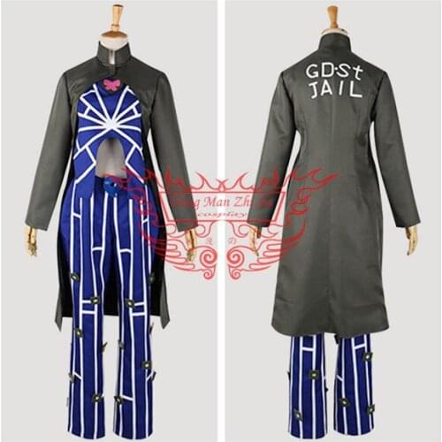 2019 JOJO Melone Cosplay Jolyne Cujoh Jolyne Kujo Halloween cosplay costume A