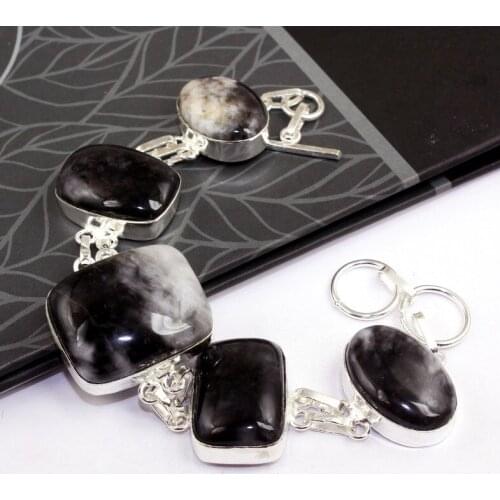 White Jaspper Bracelet, 21 cm, B0332