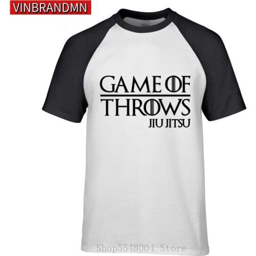 BJJ GAME OF THROWS Brazilian Jiu Jitsu T Shirt For Men Women Summer Judo Karate Tshirt Short Sleeve Cotton Fighter Funny T-Shirt