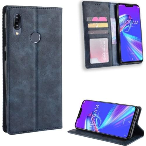 Flip Cover Asus Zenfone Max Pro M2 ZB631KL Case Wallet Card Stand Magnetic Cover For Asus Zenfone Max M2 ZB633KL Phone Cases