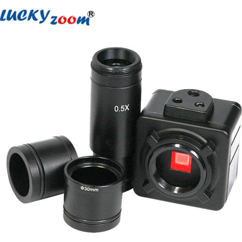 Luckyzoom HD 5MP USB Cmos Camera Electronic Digital Eyepiece Microscope Adapter Free Driver Image Capture For Win7/ Win8/Win10