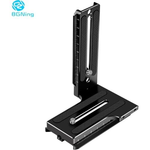 BGNing SLR Camera L-Shaped Bracket Quick Release Plate Vertical Horizontal Shooting For Zhiyun Weebill S Crane2/3 Stabilizer