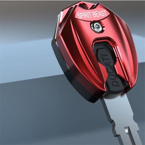Metal Motorbike Key Cover for Ducati Monster 695 696 795 959 1199 Panigale S Modified Accessories Nondestructive Installation