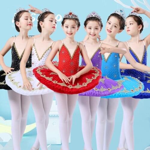 Professional White Swan Lake Ballet Tutu Costume Girls Children Ballerina Dress Kids Ballet Dress Dancewear Dance Dress For Girl
