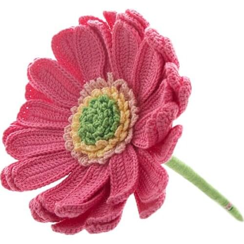 Handmade DIY Flowers Home Decor Craft Knitting Yarns Beautiful Lily Flower Material Pack House Needlework
