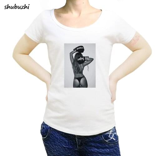 Sexy Boxer Girl Tumblr Blogger Unisex women t shirt 367 Top Tee Cotton Humor female cool fashion Crewneck Tee Shirts sbz3229