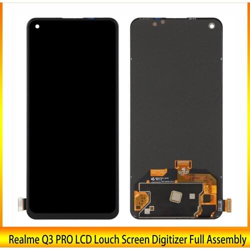 OLED Material LCD Louch Screen Digitizer Full Assembly for Realme Q3 PRO Mobile Phone Repalcement Parts
