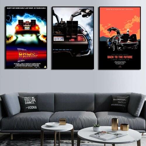 DIY Diamond Painting Poster Back to the Future Movie Classic Cool Car Cross Stitch Kits Embroidery Mosaic Rhinestones Home Decor