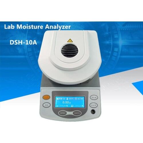10g/0.01g Capacity Halogen Heating Lab Moisture Analyzer for Grain mineral food Infrared Halogen moisture analyzer Detector Mois