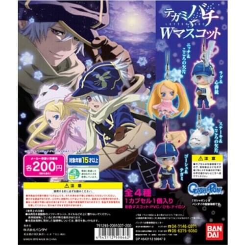 Bandai Genuine Gashapon Toys Letter Bee Lag Seeing Gauche Suede Niche Steak Cute Q Version Action Figure Phone Charms