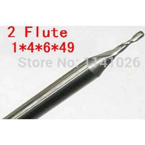 10pcs/set 1.0MM 2 Flute HSS & Aluminium endmill milling cutter CNC Bit Milling Machine tools Cutting tools.Lathe Tool,router bit