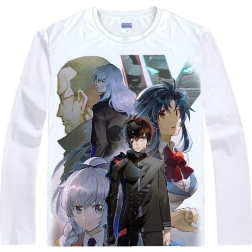 Full Metal Panic T-Shirts Multi-style Long Sleeve Shirts FMP Furumetaru Panikku Kaname Chidori Sousuke Sagara Cosplay Shirt