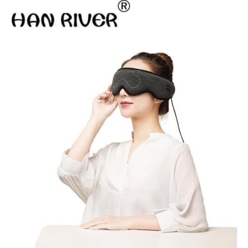 HANRIVER 2018 Hot compress blindfold usb heating heating steam to alleviate eye fatigue 3 d large shading sleep mask