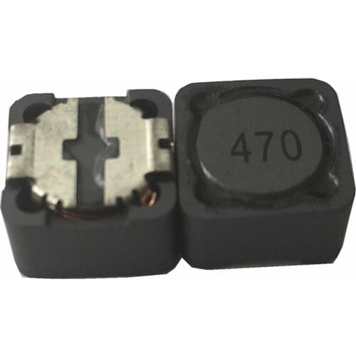 Chip inductor 47uH fixed inductor 47uH 12X12X7mm shield inductor 0.47''X0.47''X0.28'surface mount inductor ,1000pcs/lot