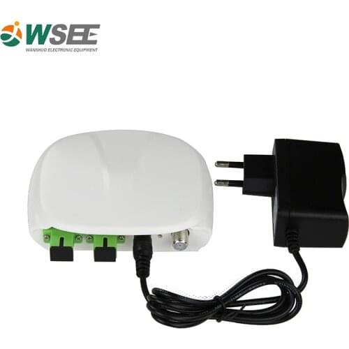 Internet single output fiber optical receiver node OR19 with AGC WDM for FTTP CATV system