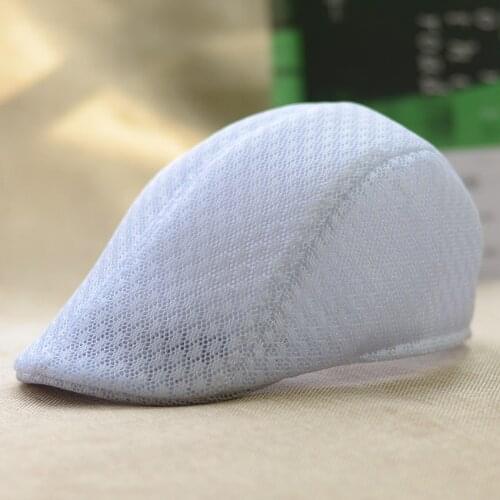 Mesh Breathable Beret Hat men women spring summer Newsboy Cap fashion casual hats unisex Sun hat