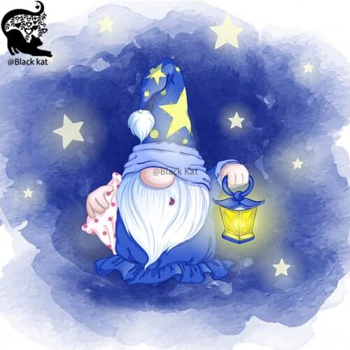 Pillow Lantern Nightgown Gnome in the Dreamland Metal Cutting Dies Good Dream Santa Stencil For DIY Scrapbooking Card Craft