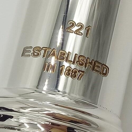 New De Xin Flute 221 Silver Plated Professional Flute Instrument Intermediate Student Flutes C Leg 16 Holes Closed Hole E Key