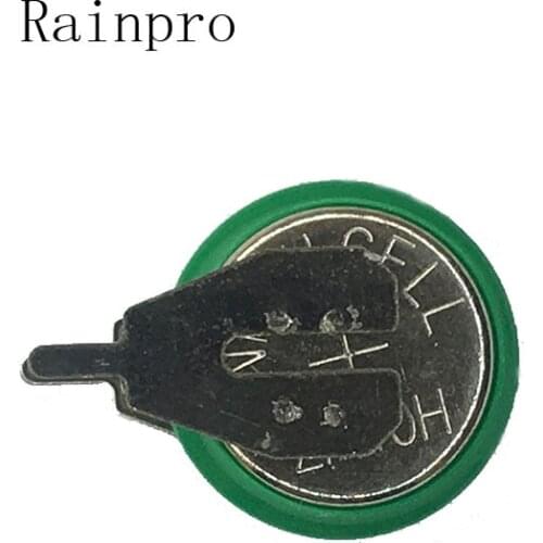 Rainpro 1PCS/LOT 1.2V 40mAh Ni-MH Ni MH Batteries With Pins Rechargeable Button Cell Battery