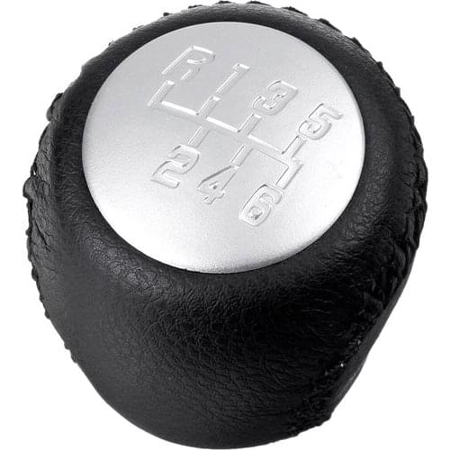 6 Speed Manual PU Leather Car Gear Shift Knob Handball for Fiat Grande Punto Evo Abarth 55346865