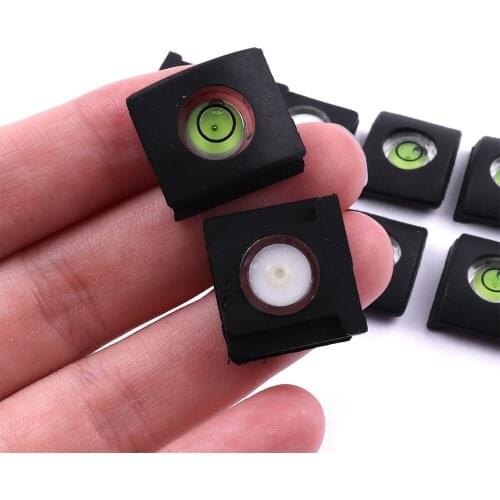 Universal New 2PCS Square Spirit Bubble Level Nikon Cameras Hot Shoe Level protector cover for Level measuring instrument Tool