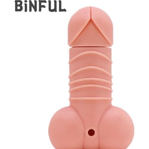 BiNFUL Fun Genitals Pendrive Condom Usb Flash Drive Men 4GB 8GB 16GB 32GB 64GB Usb Flash Stick 128GB 256GB Pen Drive Thumbdrives