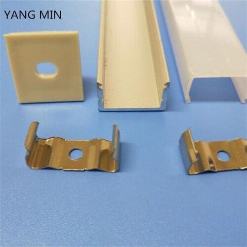 YANGMIN Free Shipping 3.3ft/1M Customized Surface Slim Strip Aluminum Extrusion Light Kanal Channel Led Aluminum Profile For Led