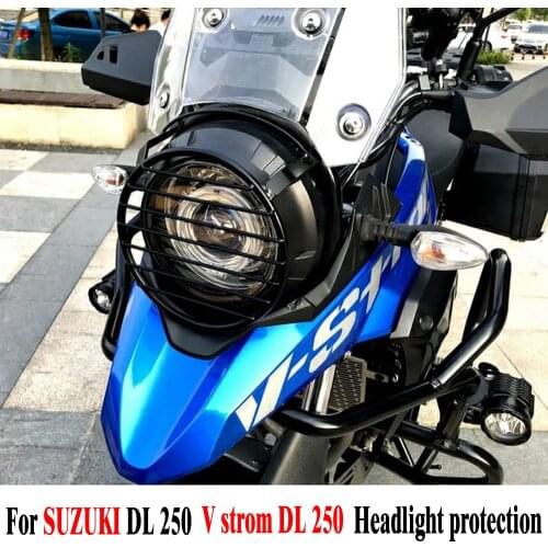 DL250 Vstrom DL 250 Headlight Cover Protection Grille Mesh Guard For SUZUKI DL250 Vstrom DL 250 Motorcycle Accessories