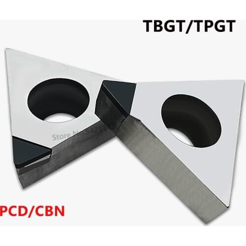 1PC TBGT060102 TPGT080204 TCGW16T302 PCD CBN CNC lathe Diamond insert TBGT TPGT TCGW High Hardness Cutter Blade CNC Lathe Tool