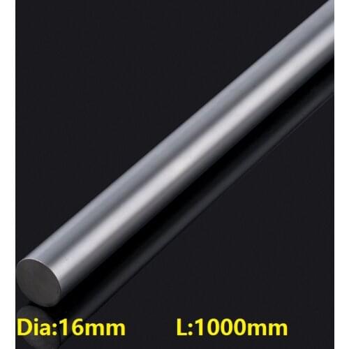 10pcs/lot 16mm linear shaft 1000mm long chromed plated linear shaft 16mmx1000mm 3D printer parts CNC steel rod