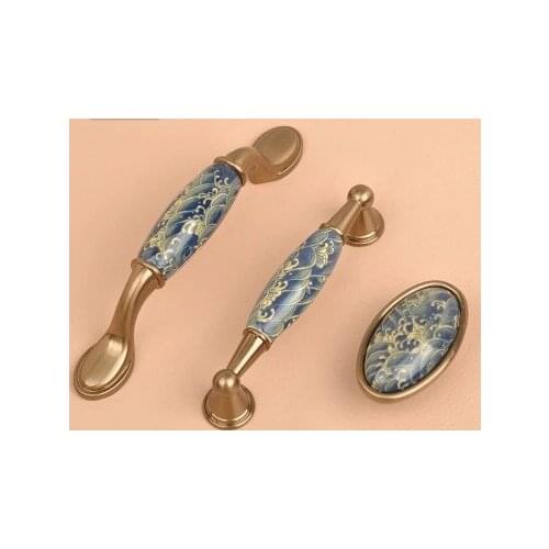 2pcs Door Handle Antique Furniture Knobs and Handles for Kitchen Cabinets Drawer Pull cabinet knobs and handles