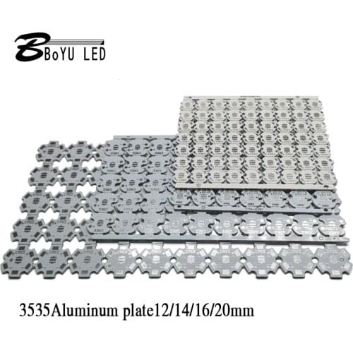 50pcs CREE LED3535 XPE chip lamp beads ceramic lamp beads aluminum substrate heat sink 12mm PCB 14mm PCB 16mm PCB 20mm PCB