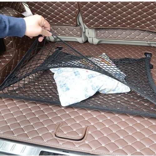 Trunk Elasticity storage mesh bag for luggage For Mitsubishi Pajero V93V97 AB411