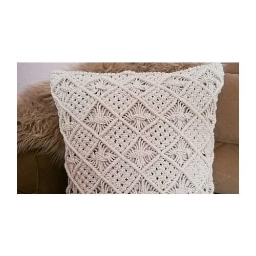 Macrame Decorative Lace Pillow