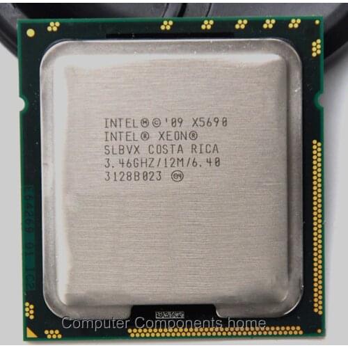 Intel xeon X5690 intel X5690 CPU Processor Six-Core(3.46Ghz /L3=12M/130W) LGA 1366 Desktop CPU suitable X58 motherboard